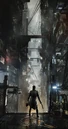 Golem CIty concept 1.jpg (5.9 MB) Concept art of Adam Jensen in Golem City