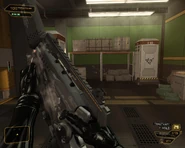 Combatrifle-upgraded.png (894 KB) The FR-27 SFR upgraded with a silencer, laser sight and target-seeking system