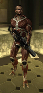 Namir-bossfight-standing.png (392 KB) Namir as he appears during the boss battle at the Omega Ranch