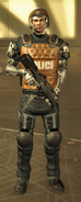 Mechanically augmented Detroit cop