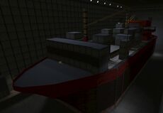 The PRCS Wall Cloud in the sub pen constructed by Page Industries