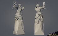 Lady Justice Zbrush model