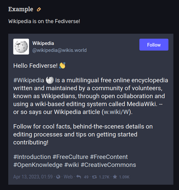 MastodonEmbed, Fandom Developers Wiki