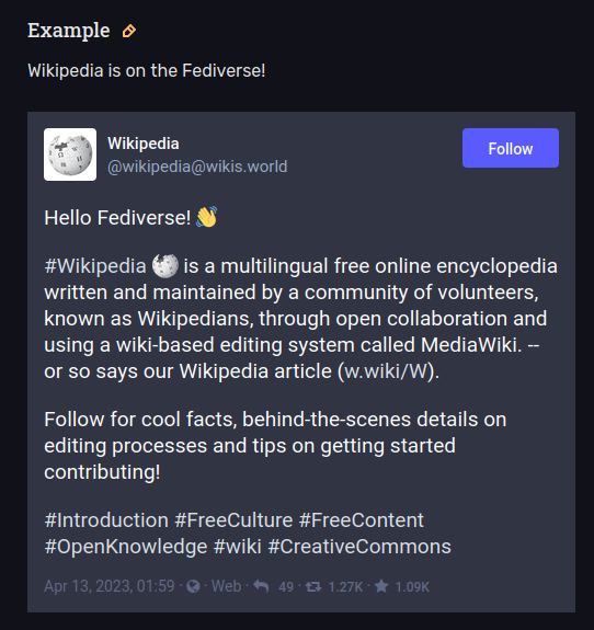 MastodonEmbed | Fandom Developers Wiki | Fandom