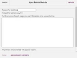 AjaxBatchDelete