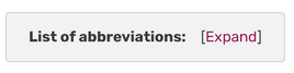 CollapsedAbbreviations