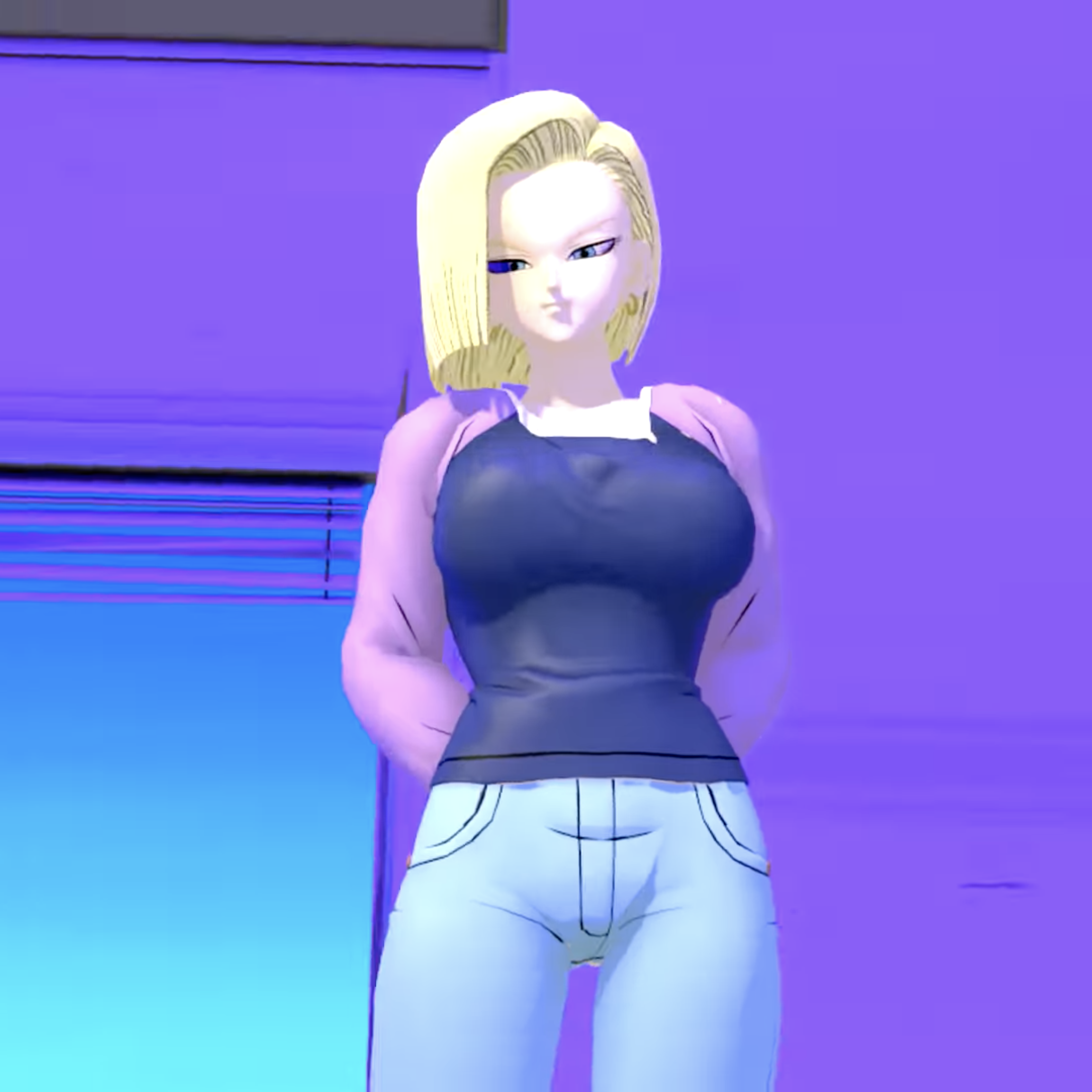 Android 18 by my sister :) : r/dbz