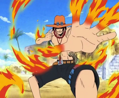 Mera mera no Mi/Portgas D Ace from One Piece Manga and Anime