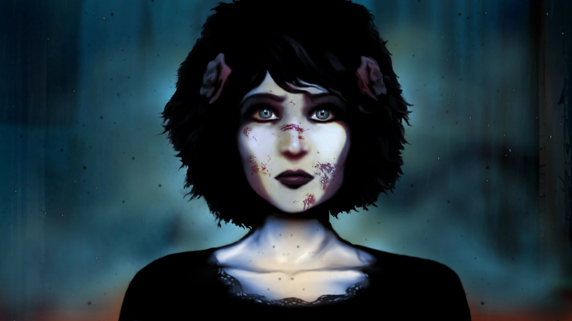 The cat lady и downfall арт. The cat lady игра. Lorelei игра. Devil came through here. Devil came through here.