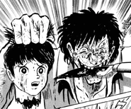 decapitation by one of the mob members