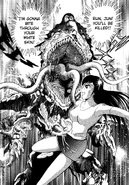 The shark attacks Jun Fudo