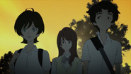 Miki Makimura, Miki Kuroda and Akira Fudo.