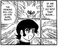 Texsch leers through the window