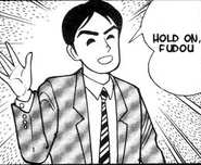 Ookawa nice.png (61 KB) Okawa's first appearance, cheery and polite, in 'Devilman Lady'