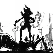 Miki stands over Ozott