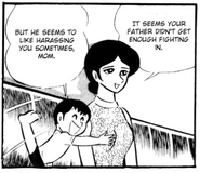Akiko and her son Tare