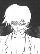 Ryo appears in Mico's vision, art by Tatsuya Egawa in 'Neo Devilman'