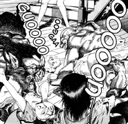 Other transformed students assault the girls