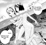 Francoise and Miki in the oasis