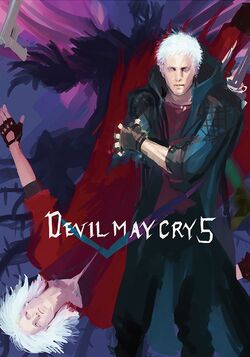 Dante and Nero - Devil May Cry 5 | Art Board Print