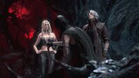 DMC5 Trish with V & Dante