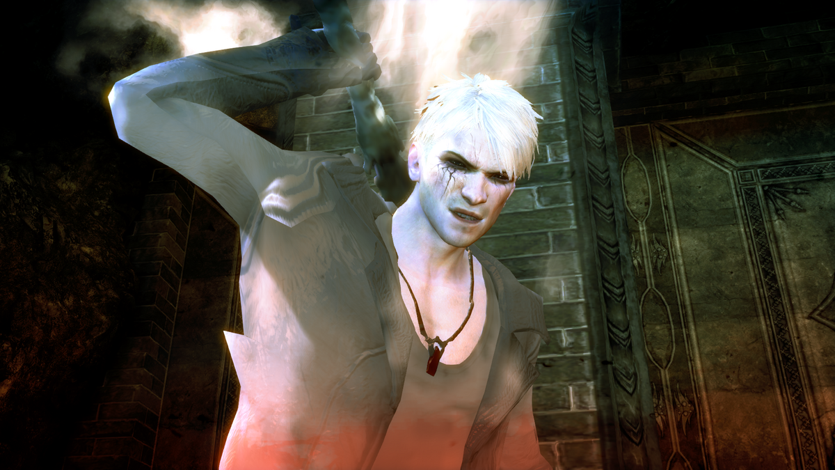 dante devil may cry 5 white hair