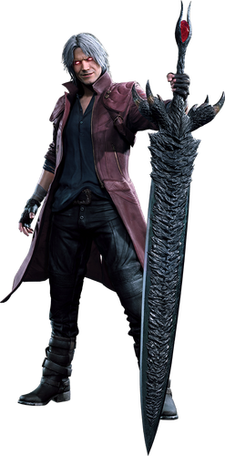 New Classic DMC4 Dante in Devil May Cry 5 Gameplay Costume