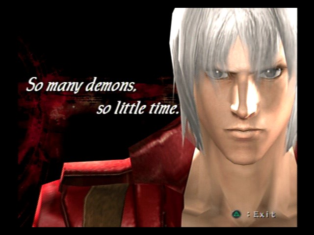 Dante Portrait Art - Devil May Cry 3: Dante's Awakening Art Gallery