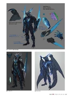 Vergil's SDT concept art, with the unused DT concept art