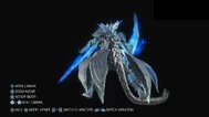 Back of Vergil in his Sin Devil Trigger form