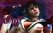 Lady in Pachislot Devil May Cry 4.