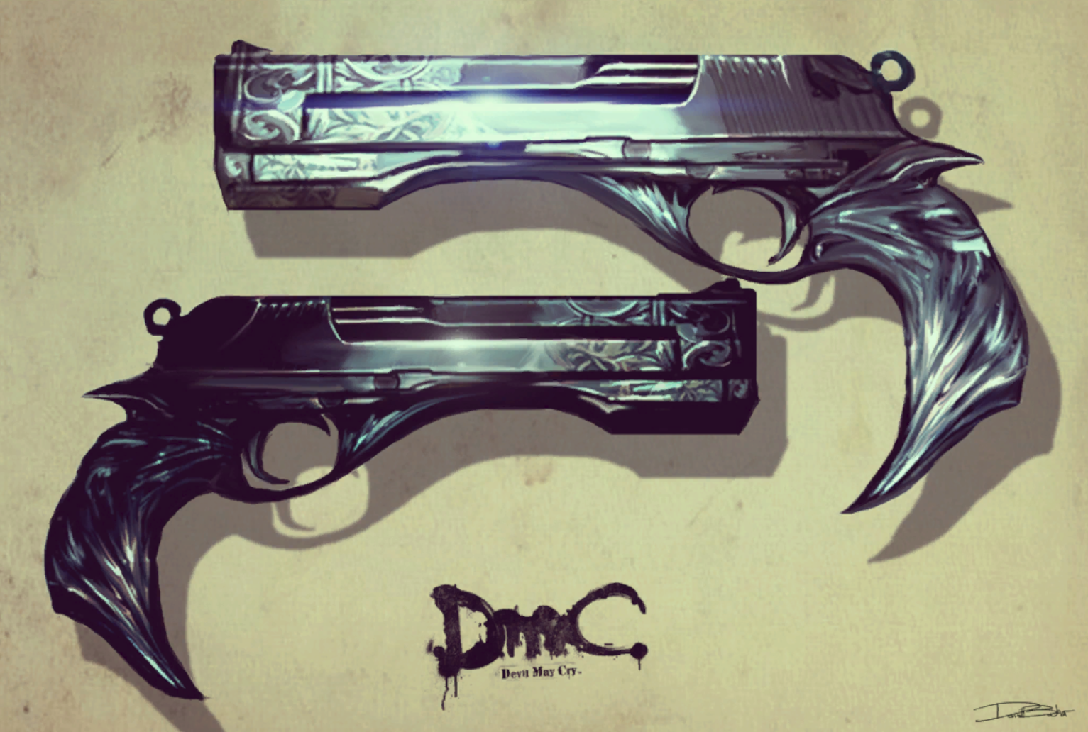 Ebony & Ivory (DmC) | Devil May Cry Wiki | Fandom