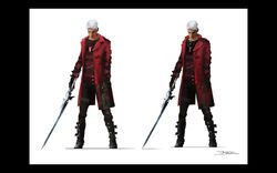 Image Dmc Wiki Fandom - Dante Devil May Cry Back - 1200x1600 PNG Download -  PNGkit