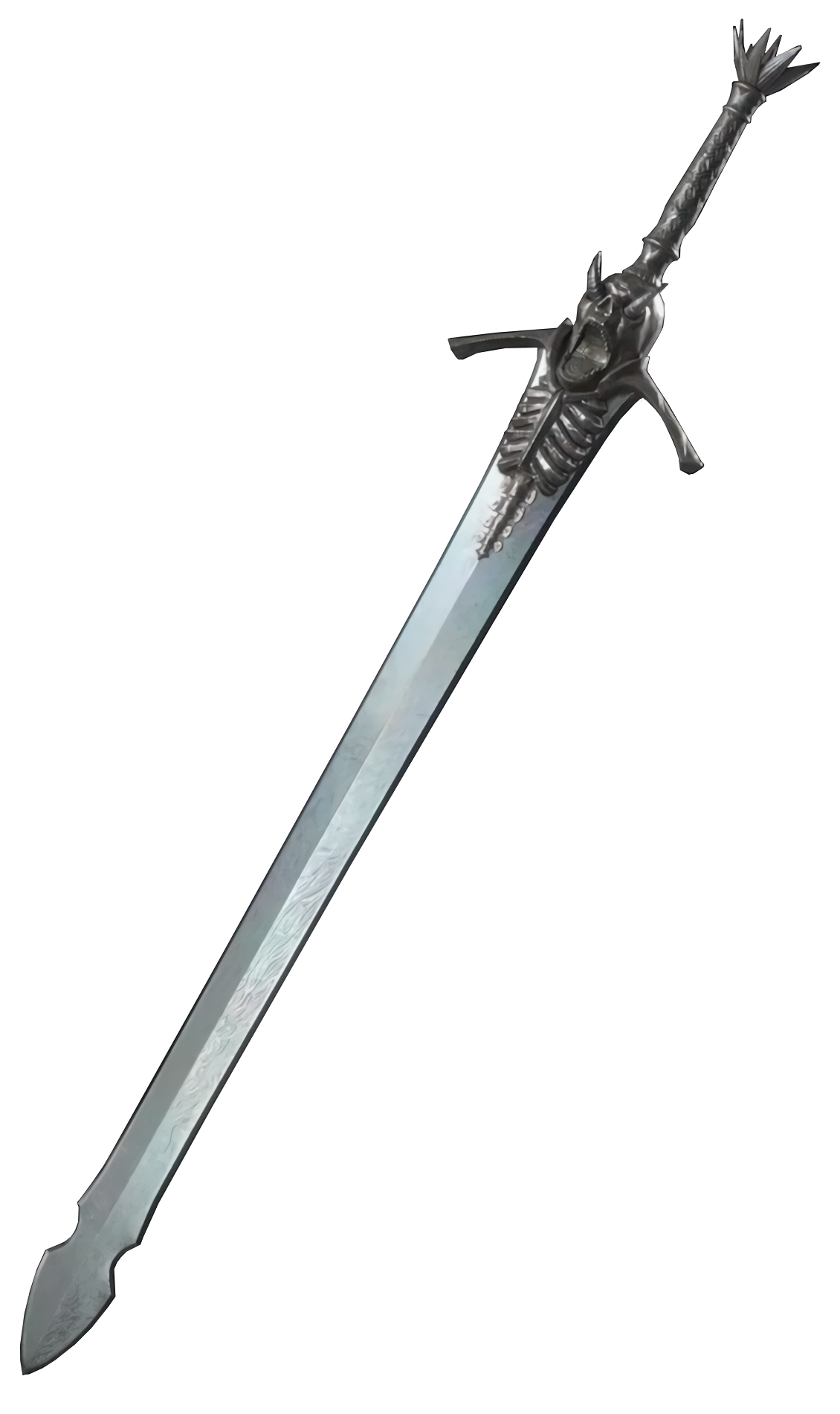 Anyone know of any weapons thatd fit close to these (Devil Sword Sparda and  Devil Sword Dante) or even Rebellion? Id prefer to stay away from the end  game radagon sword for