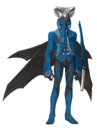 Kazuma Kaneko's design for Vergil's Devil Trigger in Devil May Cry 3