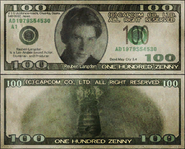 The banknote easter-egg from the bonus cutscene in Devil May Cry 4