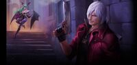 Dante encounters Morrigan.