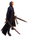 Vergil wielding Yamato & Force Edge