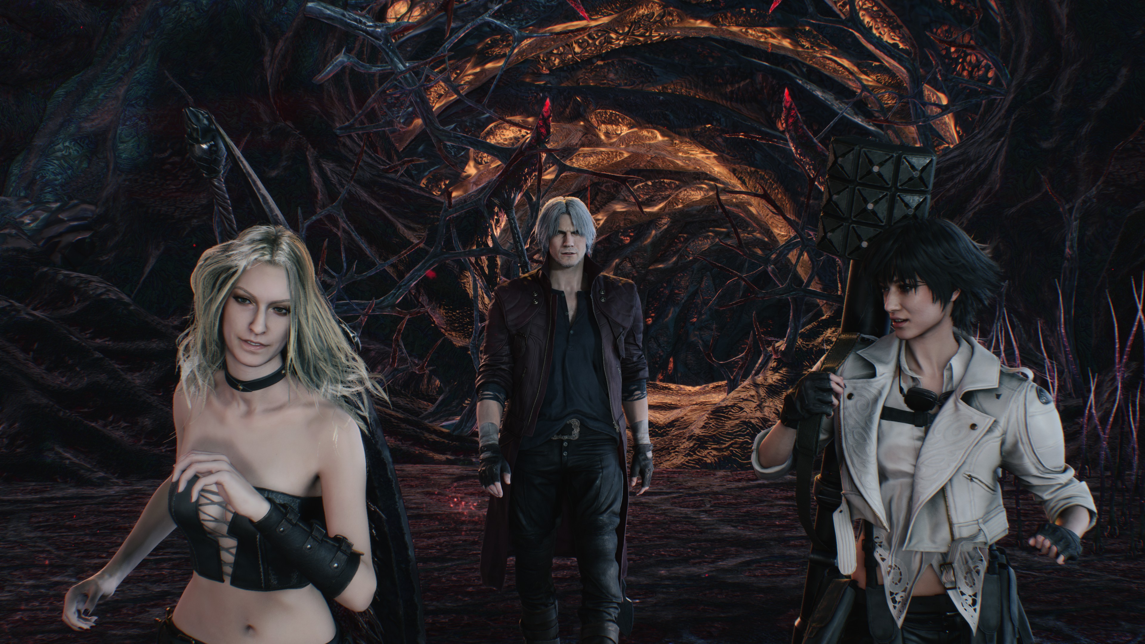 Lady progression from left to right DMC 3, 4 and 5 : r/DevilMayCry