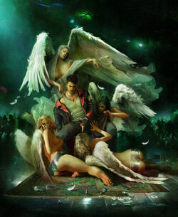 Image Dmc Wiki Fandom - Dante Devil May Cry Back - 1200x1600 PNG Download -  PNGkit