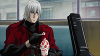 Dante Eats Strawberry Sundae Alone