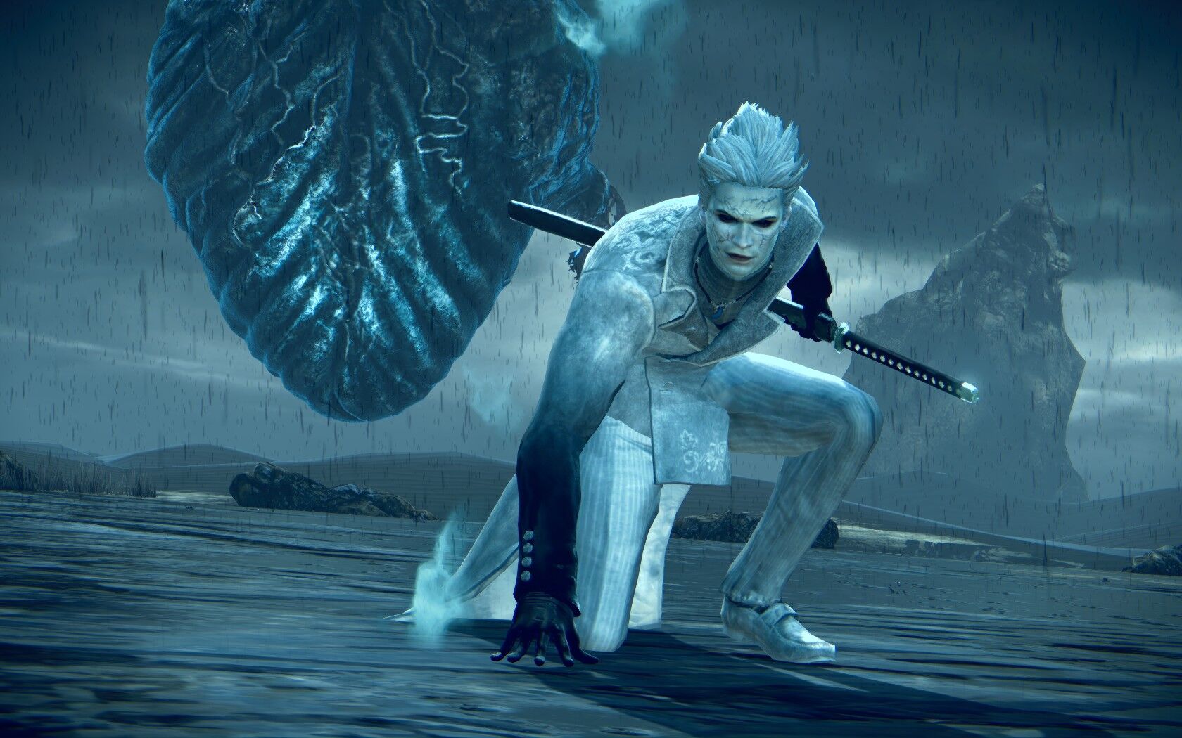 Vergil from Devil may cry, DMC series, Devil may cry, Stable Diffusion