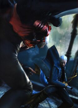 vergil (devil may cry and 1 more) drawn by yukiale