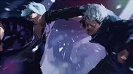 Dante and Vergil punching each other