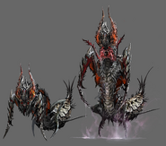 Empusa Queen's concept art for DMC5