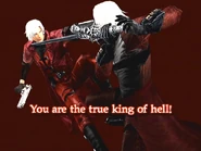 Clear with Dante in DMC costume