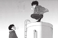 Anzai durante su juventud como oficial