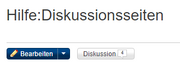 Diskussionsbutton