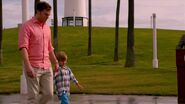 Dexter walking with Harrison