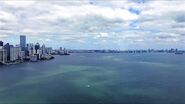 Biscayne Bay, Miami skyline